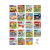 0-2 Yaş Hareketli Kitaplar Serisi -TÜM KİTAPLAR / 19 Kitap / İlave 6lı Minnak Serisi + Tablet Standı