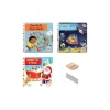 Hareketli Kitaplar Serisi 0-2 Yaş 3 Lü Set ( Oyun Saati - Uzay Gemisi - Yıl Başı) Tablet Standı
