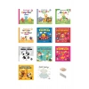 Bebek Kitaplığı - Kitaplarla Tanışıyorum -11 Kitap -Minnak Kitaplar+Tablet Standı+Okuma Takip Ayracı