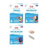 6.Sınıf Classmate Matematik Fen Türkçe Etkinlikli Soru Bankası YENİ MÜFREDAT+Tutucu+Çözüm Ayracı