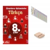 8.Sınıf ÜSTADLARIN KALEMİNDEN Türkçe Yıllık 16 Süreç Değerlendirme LGS 2027+Çözüm Ayr+Telefon Tutucu