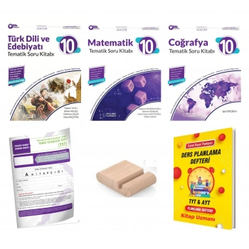 10.Sınıf Coğrafya Edebiyat Matematik Soru -Maarif Model 2027+TYT Deneme+Tlf Tutucu+Plan Deft
