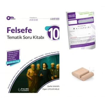 10.Sınıf Felsefe Tematik Soru Bankası -Maarif Model 2027+TYT Deneme+Telefon Tutucu