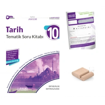 10.Sınıf Tarih Tematik Soru Bankası -Maarif Model 2027+TYT Deneme+Telefon Tutucu