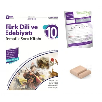 10.Sınıf Edebiyat Tematik Soru Bankası -Maarif Model 2027+TYT Deneme+Telefon Tutucu