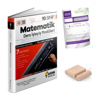 10. Sınıf Matematik Ders İşleyiş Modülleri - Maarif Model 2027 + Telefon Tutucu + TYT Deneme