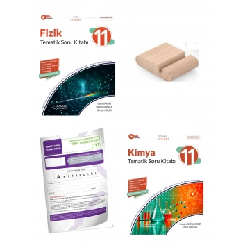 11.Sınıf Kimya Fizik Tematik Soru Kitabı-Maarif Model 2027+TYT Deneme+Telefon Tutucu