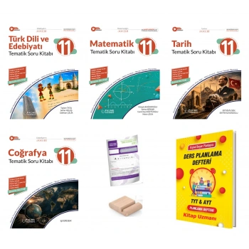 11.Sınıf Edb Tarih Coğ Matematik Tematik Soru Kitabı-Maarif Model 2027+TYT Deneme+Tlf Tut+Plan Deft