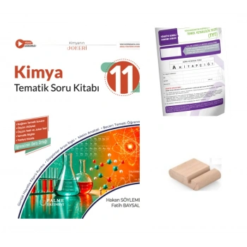 11.Sınıf Kimya Tematik Soru Kitabı-Maarif Model 2027+TYT Deneme+Telefon Tutucu