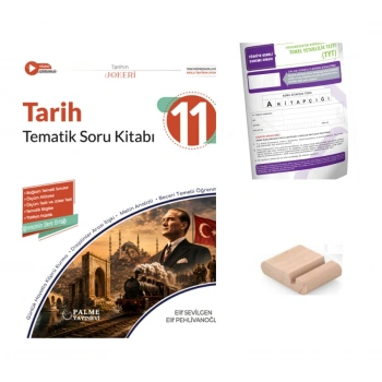 11.Sınıf Tarih Tematik Soru Kitabı-Maarif Model 2027+TYT Deneme+Telefon Tutucu