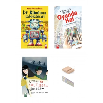 12 -14 Yaş Teknoloji mi Kitap mı Seti - Ünsüz Youtuber - Dr Kimo - Oyunda Kal ( 6-7-8. Sınıf )