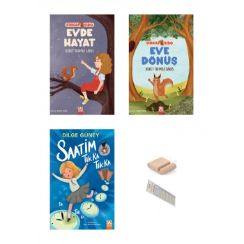 2den 3e Evde Hayat Seti Hikaye Kitapları + Telefon Tutucu + Çözüm Ayracı