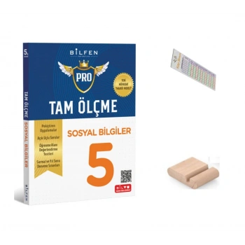 5.Sınıf TAM ÖLÇME Sosyal Bilgiler Anlatım Etkinlik 2027 MAARİF MODEL +Telefon Tutucu+Çözüm Ayracı