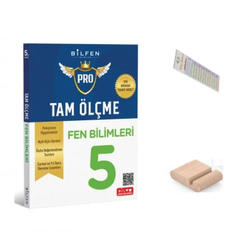 5.Sınıf TAM ÖLÇME Fen Bilimleri Anlatım Etkinlik 2027 MAARİF MODEL +Telefon Tutucu+Çözüm Ayracı