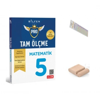 5.Sınıf TAM ÖLÇME Matematik Anlatım Etkinlik 2027 MAARİF MODEL +Telefon Tutucu+Çözüm Ayracı