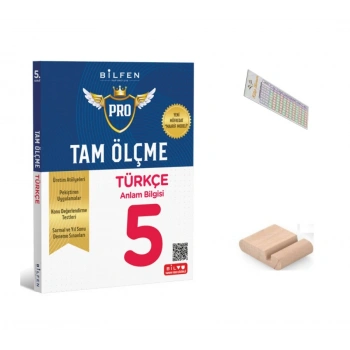 5.Sınıf TAM ÖLÇME Türkçe Anlatım Etkinlik 2027 MAARİF MODEL +Telefon Tutucu+Çözüm Ayracı