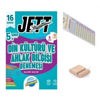 5.Sınıf Jettt Sosyal Bilgiler 16LI Branş Denemesi Maarif 2027+Çözüm Ayracı+Telefon Tutucu