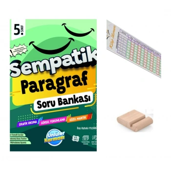 5.Sınıf Sempatik Paragraf Soru Bankası 2027 Maarif Modeli+Telefon Tutucu+Çözüm Ayracı
