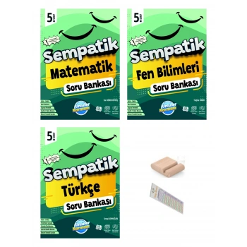 5.Sınıf Sempatik Türkçe Fen Matematik Soru Bankası 2027 Maarif Modeli+Telefon Tutucu+Çözüm Ayracı