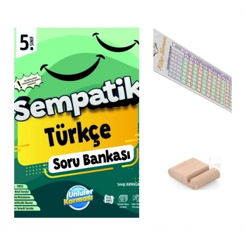 5.Sınıf Sempatik Türkçe Soru Bankası 2027 Maarif Modeli+Telefon Tutucu+Çözüm Ayracı