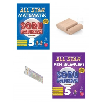 5.Sınıf ALL STAR Fen Bilimleri Matematik Soru 2027 Maarif Modeli+Telefon Tutucu+Çözüm Ayracı