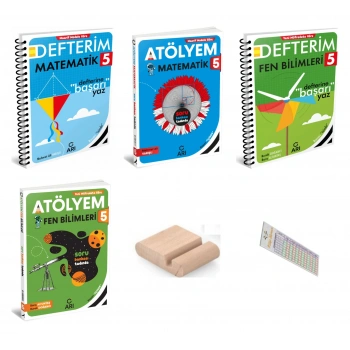 5.Sınıf Fen Bilgisi Matematik Atölyem Ve Defterim 2027 Maarif Model +Telefon Tutucu +Çözüm Ayracı