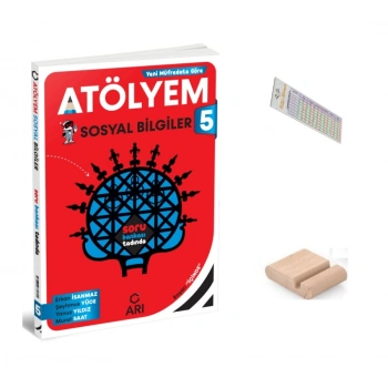 5.Sınıf Sosyal Bilgiler Atölyem 2027 Maarif Model +Telefon Tutucu +Çözüm Ayracı