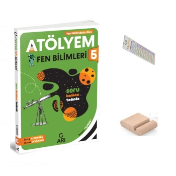 5.Sınıf Fen Bilgisi Atölyem 2027 Maarif Model +Telefon Tutucu +Çözüm Ayracı