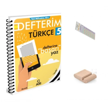 5.Sınıf Türkçe Defterim 2027 Maarif Model +Telefon Tutucu +Çözüm Ayracı