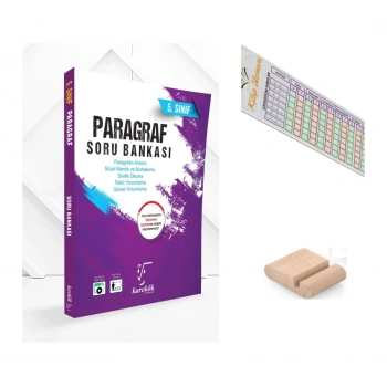 5.Sınıf PARAGRAF Soru Bankası 2027 Maarif Model +Çözüm Ayracı+Telefon Tutucu