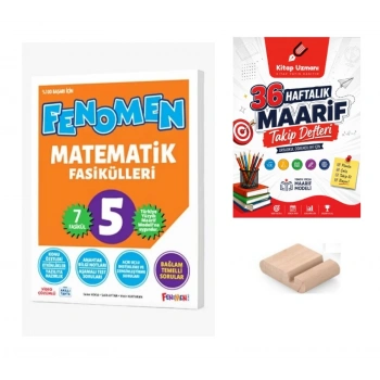 5.Sınıf Matematik Fasikülleri 2027 Maarif Model +Telefon Tutucu+Maarif Defteri