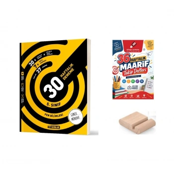 5.Sınıf Fen Haftalık Deneme+Çözüm Ayracı+Telefon Tutucu