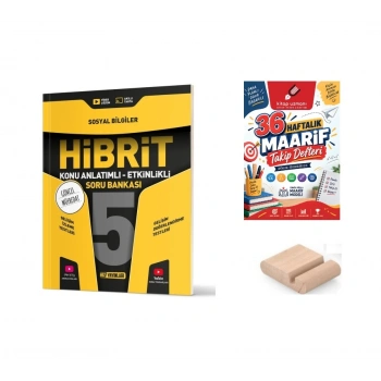 5.Sınıf Sosyal Hibrit Soru Bankası+Çözüm Ayracı+Telefon Ayracı