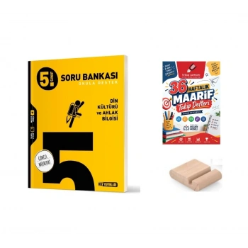 5.Sınıf Din Kültürü Soru Bankası+Çözüm Ayracı+Telefon Tutucu