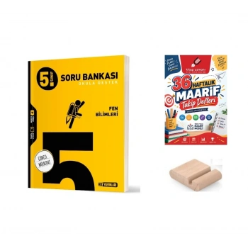 5.Sınıf Sosyal Bilgiler Soru Bankası+Çözüm Ayracı+Telefon Tutucu
