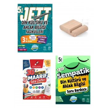 5.Sınıf Din - Din Sempatik Soru Bankası+Maarif Defteri+Telefon Tutucu
