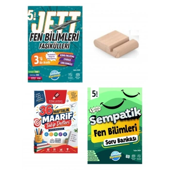 5.Sınıf Fen - Fen Sempatik Soru Bankası+Maarif Defteri+Telefon Tutucu