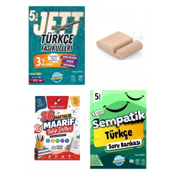 5.Sınıf Türkçe- Türkçe Sempatik Soru Bankası+Maarif Defteri+Telefon Tutucu