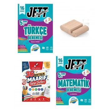 5.Sınıf Türkçe Matematik 16LI Branş Denemesi+Maarif Defteri+Telefon Tutucu