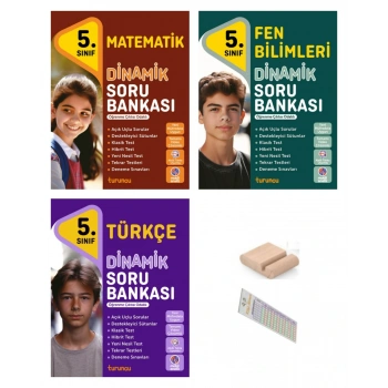 5.Sınıf Dinamik Fen Bilgisi Matematik Türkçe 2026 Maarif Müfredat +Telefon Tutucu+Çözüm Ayracı