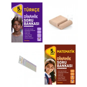 5.Sınıf Dinamik Matematik Türkçe Soru Bankası 20026 Maarif Müfredat+Telefon tTutucu+Çözüm Ayracı