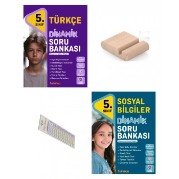 5.Sınıf Dinamik Türkçe Sosyal Soru Bankası 2026 Maarif Müfredat+Telefon Tutucu+Çözüm Ayracı