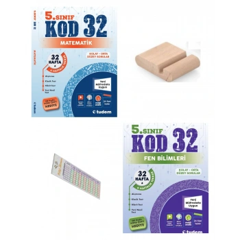 5.Sınıf KOD 32 Fen Bilgisi Matematik Haftalık Deneme 2026 Maarif Müfredat+Telefon Tutucu+ÇözümAyracı
