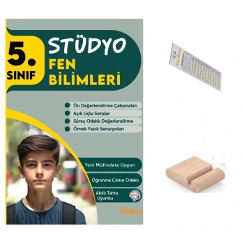 5.Sınıf Stüdyo Fen Bilgisi Soru Bankası 2026 Maarif Müfredat+Telefon Tutucu+Çözüm Ayracı