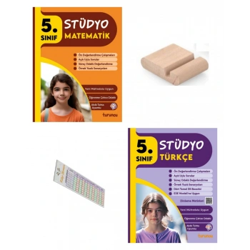 5.Sınıf Stüdyo Matematik Türkçe Soru Bankası 2026 Maaraf Müfredat+Telefon Tutucu+Çözüm Ayracı