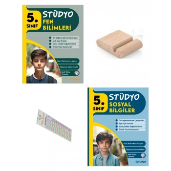 5.Sınıf Stüdyo Sosyal Fen Bilgisi Soru Bankası 2026 Maarif Müfredat+Telefon Tutucu+Çözüm Ayracı