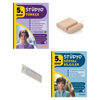 5.Sınıf Stüdyo Türkçe Sosyal Bilgiler Soru Bankası 2026 Maarif Müfredat+Telefon Tutucu+Çözüm Ayracı