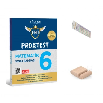 6.Sınıf PROTEST Matematik Soru Bankası 2027 MAARİF MODEL +Telefon Tutucu+Çözüm Ayracı