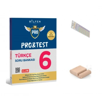 6.Sınıf PROTEST Türkçe Soru Bankası 2027 MAARİF MODEL +Telefon Tutucu+Çözüm Ayracı