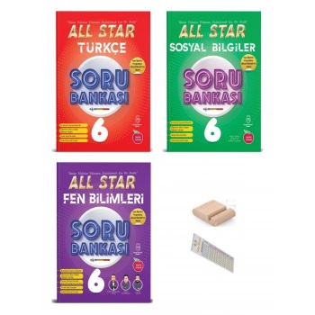 6.Sınıf ALL STAR Türkçe Sosyal Fen Soru Bankası 2027 Maarif Modeli+Telefon Tutucu+Çözüm Ayracı